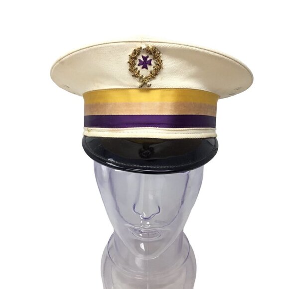 Vintage Odd Fellows Cap Hat FLT Fraternal Masonic Ceremonial Patriarchs Uniform - Picture 2 of 10